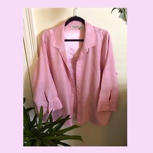 🌈 Plus Size Pink Shimmy Shake Top